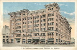 J.W. Robinson Company Store Building Los Angeles, CA Postcard Postcard Postcard