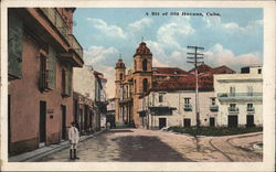 Street Scene Havana, Cuba Postcard Postcard Postcard