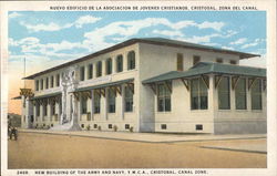 New Building of the Army and Navy Y.M.C.A Cristobal, Panama Postcard Postcard Postcard