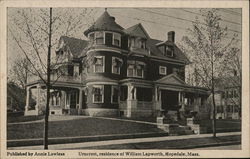 Urncrest, Residence of William Lapworth Hopedale, MA Postcard Postcard Postcard