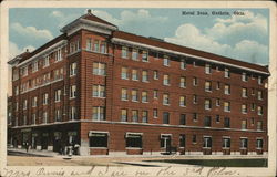 View of Hotel Ione Guthrie, OK Postcard Postcard Postcard