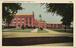 Philip Livingston High School Postcard