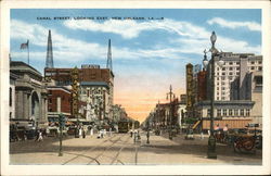 Canal Street, Looking East Postcard