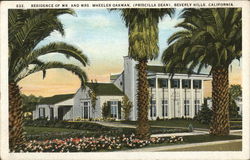 Residence of Mr. and Mrs. Oakman Beverly Hills, CA Postcard Postcard Postcard