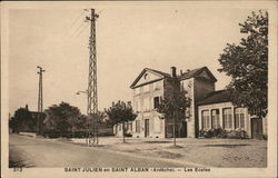 Saint Julien en Saint Alban (ardeche) - Les Ecoles Postcard