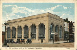 First National Bank Jefferson City, MO Postcard Postcard Postcard