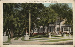 View of Jungle Manor St. Petersburg, FL Postcard Postcard Postcard