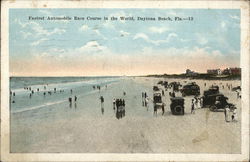 Fastest Automobile Race Course in the World Daytona Beach, FL Postcard Postcard Postcard