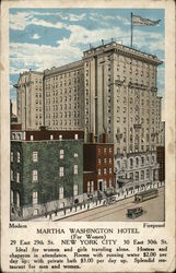 Martha Washington Hotel New York, NY Postcard Postcard Postcard