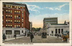 State Street from Hammond Postcard