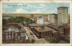 The Heart of Richmond, VA. Virginia Postcard Postcard Postcard