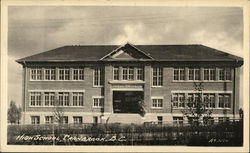 High School Cranbrook, BC Canada British Columbia Postcard Postcard Postcard