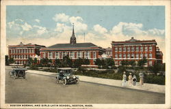 Boston Normal and Girls Latin School Postcard