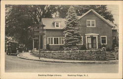 Basking Ridge Library Postcard