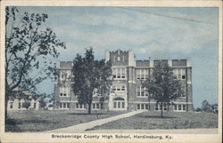 Breckenridge County High School Hardinsburg, KY Postcard Postcard Postcard