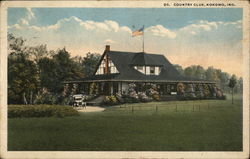 Country Club Building Kokomo, IN Postcard Postcard Postcard