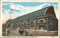 Fifth Regiment Armory, West Hoffman Street Postcard