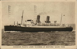 Canadian Pacific Liner "Duchess of Bedford" Cruise Ships Postcard Postcard Postcard