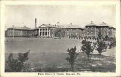 Erie County Home Girard, PA Postcard Postcard Postcard