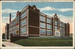 Binghamton Central High School New York Postcard Postcard Postcard