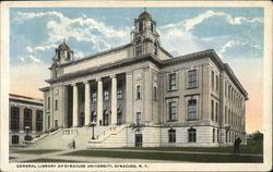 Syracuse University - General Library New York Postcard Postcard Postcard