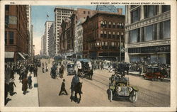 State Street, North from Adams Street Chicago, IL Postcard Postcard Postcard