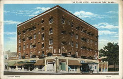 The Osage Hotel Arkansas City, KS Postcard Postcard Postcard