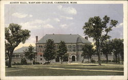 Harvard College - Austin Hall Postcard