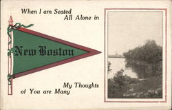 When I Am Seated All Alone In... Postcard