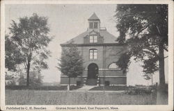 Groton Street School, East Pepperell Massachusetts Postcard Postcard Postcard