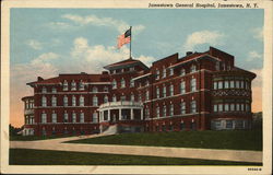 General Hospital Building Jamestown, NY Postcard Postcard Postcard