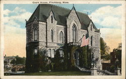 Court House Building Fitchburg, MA Postcard Postcard Postcard