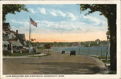 Lynn Boulevard and Kings Beach Postcard