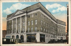 Masonic Temple Salem, MA Postcard Postcard Postcard