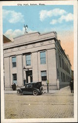 View of City Hall Salem, MA Postcard Postcard Postcard