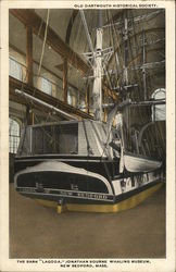 Jonathan Bourne Whaling Museum - The Bark "Lagoda" New Bedford, MA Postcard Postcard Postcard