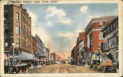 Market Street, East Lynn, MA Postcard Postcard Postcard