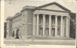 Chapin Hall Williamstown, MA Postcard Postcard Postcard