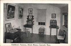 Children's Nursery, Alcott House Concord, MA Postcard Postcard Postcard