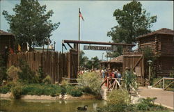 Frontierland Entrance Disney Postcard Postcard Postcard