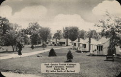 Rock Garden Tourist Cottages North Clarendon, VT Postcard Postcard Postcard