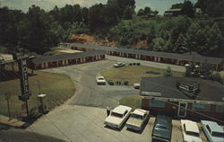 Rose's Village Motel Postcard