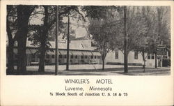 Winkler's Motel Postcard