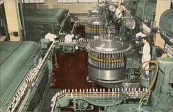 Miller Brewing Company Bottling Process Postcard