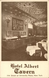 Hotel Albert - Tavern New York, NY Postcard Postcard Postcard