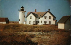 The Race Point Light Cape Cod, MA Postcard Postcard Postcard