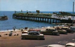 El Paseo and Pier Redondo Beach, CA Postcard Postcard Postcard