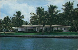 Home of Doctor Fred Fisher Fort Lauderdale, FL Postcard Postcard Postcard