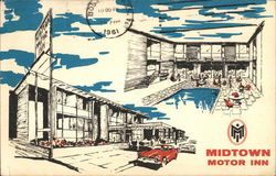 Midtown Motor Inn Postcard