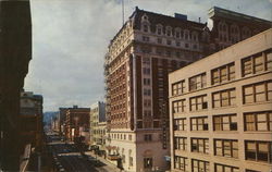 Looking South on Broadway Portland, OR Postcard Postcard Postcard